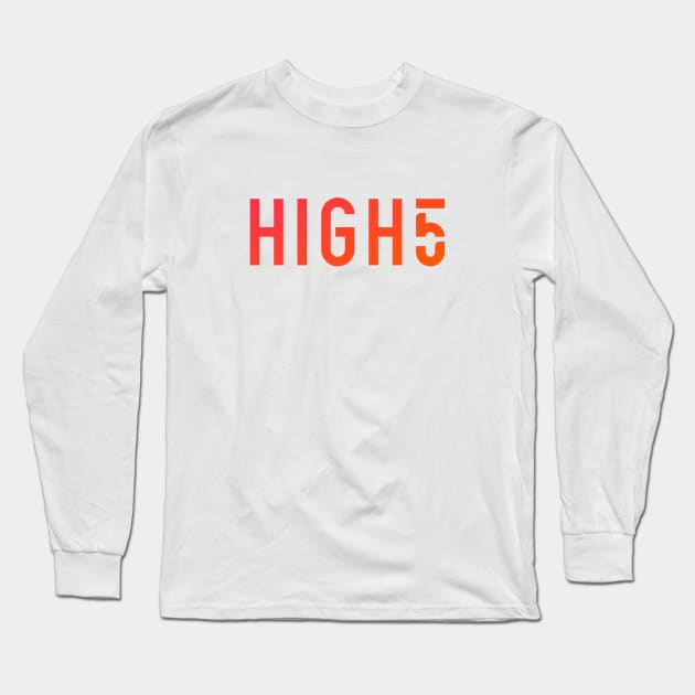 High5 logotype - dégradé Long Sleeve T-Shirt by sylvaindrolet